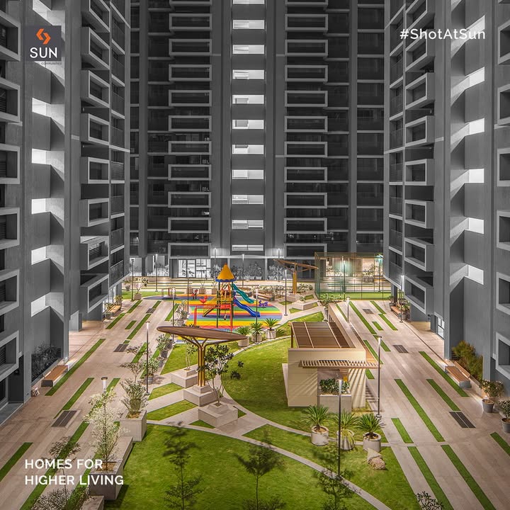 Breathe in the freshness, live the vibrance. This interactive green plaza is a blend of nature and community, where every moment feels alive.

#SunSkypark #CornersAtSun #Ahmedabad #SunBuildersGroup #Gujarat #RealEstate #SunBuilders #Residential #ShotAtSun #CompletedProject