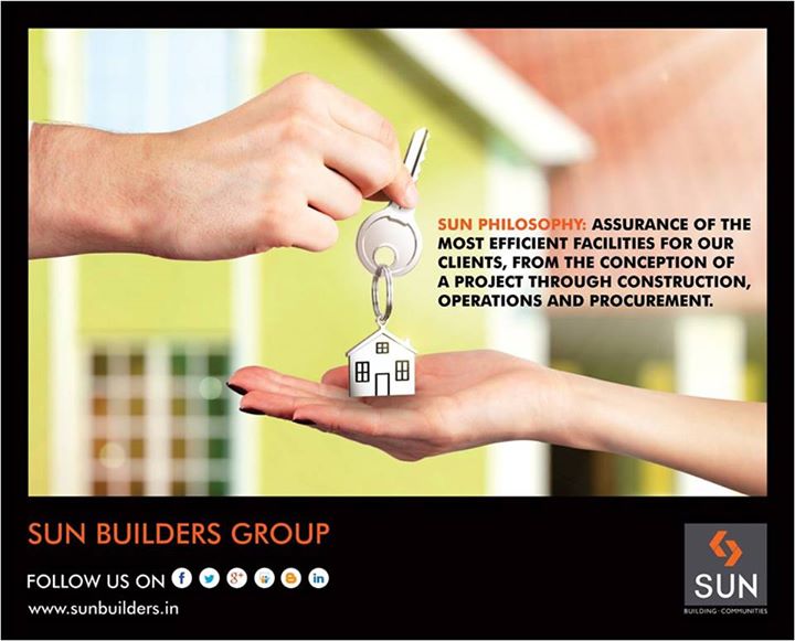 We at Sun Builders Group assist our customers with the best possible service throughout the property buying process and even after sales.
www.sunbuilders.in