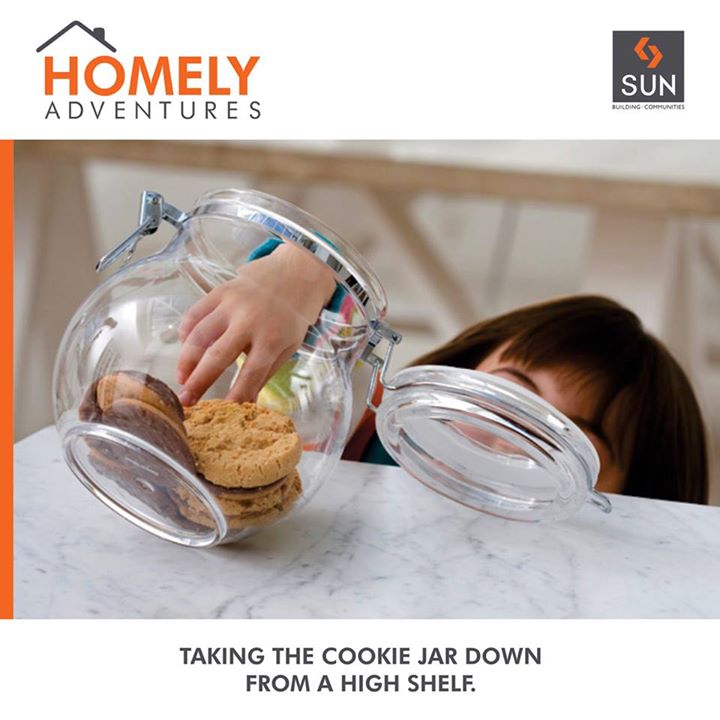 #HomelyAdventures:
It is all about the adventures done in your home sweet home that make your days wonderful and create sweet memories.
Children do adventurous stunts to accomplish their tasteful cravings.