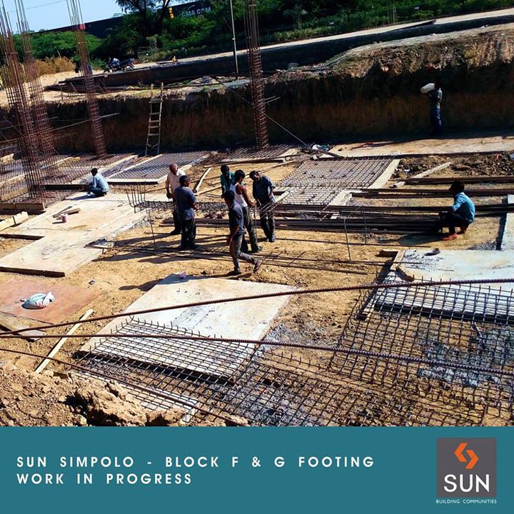 We've begun with the footing work for Block F & G at Sun Simpolo. Keep watching this page for more updates.