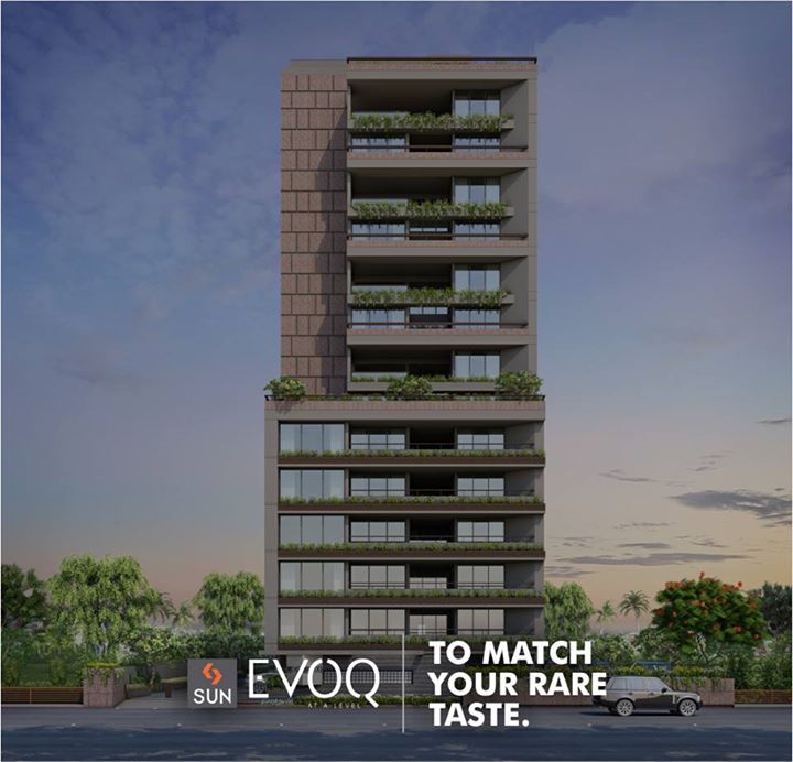 Because luxury and standards you hold are matched by us with the remarkable construction of Sun Evoq. 

Explore more at: http://sunbuilders.in/Sun-Evoq