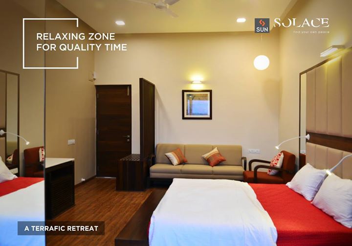 #SunSolace offers a separate leisure zone for you to spend some quality time.

Explore more at http://sunbuilders.in/Sun-Solace/  

#WeekendGetaways #FamilyTime #Environment
