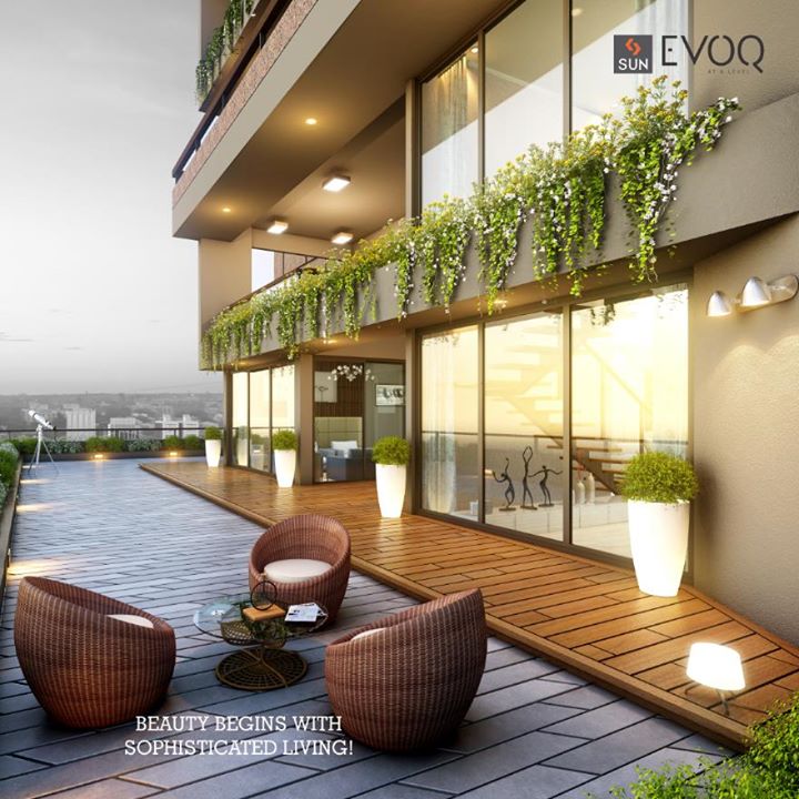 Powered by smart technology, every corner is designed to perfection. Lavish and spacious 4 BHK simplex and duplex homes, redefine the standard of your living. 

#SunEVOQ #SophisticatedLiving #SmartTechnology