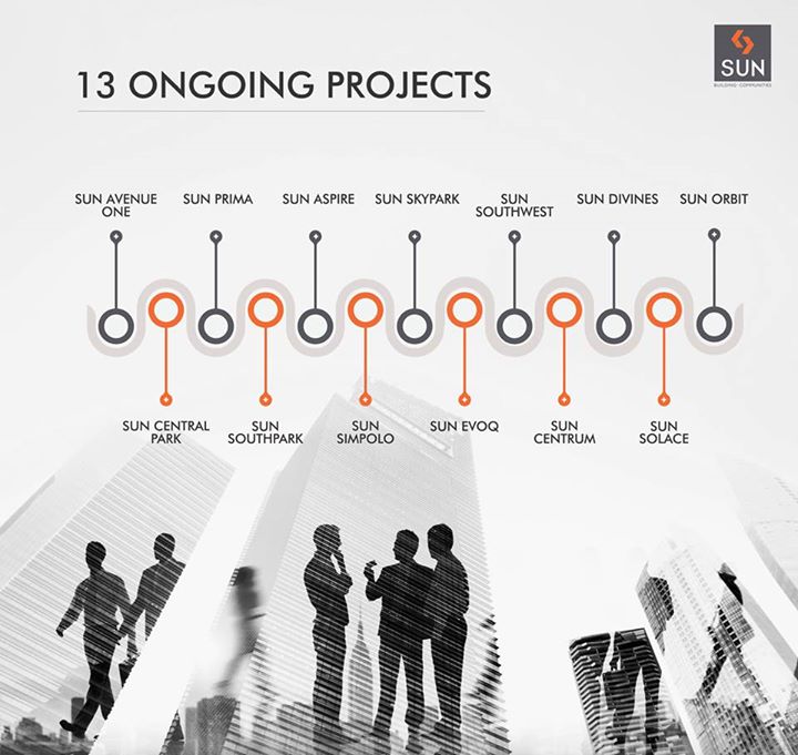 A look, at the 13 ongoing projects under one roof of ‘Building Communities’. 

These 13 projects are a mix of 

Affordable Homes >> Premium Residential >> Luxury Homes >>Commercial>> Plotted Communities & Weekend Homes.

You can check our site for the developments: http://www.sunbuilders.in/

#SunBuilders #Residential #Commercial #qualityliving #WeDeliverPromise #qualityisourpriority