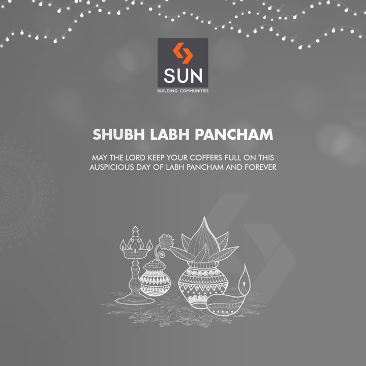 May the Lord keep your coffers full on this auspicious day of Labh Pancham and forever

#HappyLabhPancham #ShubhLabhPancham #LabhPancham #Celebration #FestiveSeason #IndianFestivals #SunBuildersGroup #RealEstate #SunBuilders #Ahmedabad #Gujarat