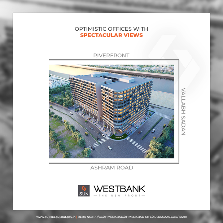 Offices and retail spaces that optimize your positioning!

#SunWestBank #SunBuildersGroup #Ahmedabad #Gujarat #RealEstate #SunBuilders