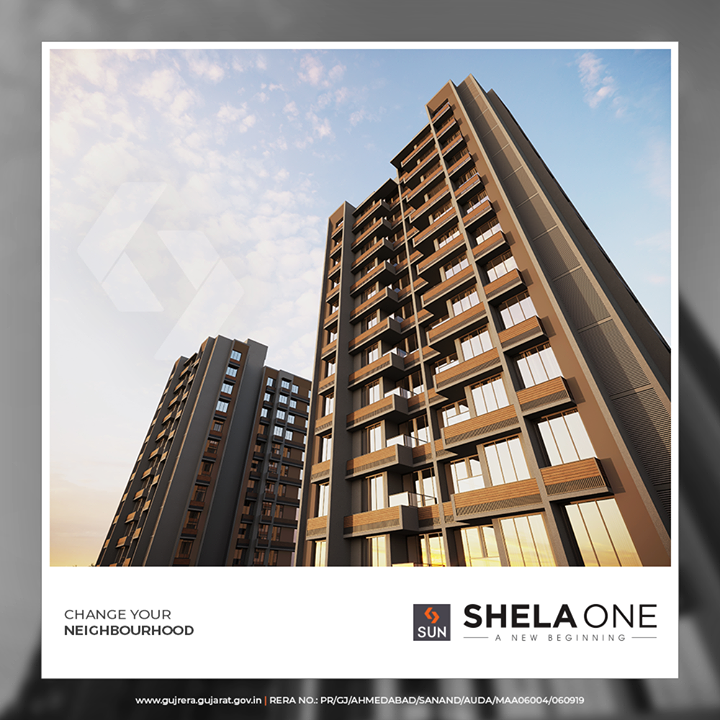 “Change is as good as a voyage.”

Change your neighbourhood to live well connected at Shela One 

#ShelaOne #SunBuildersGroup #SunBuilders #RealEstate #Ahmedabad #RealEstateGujarat #Gujarat