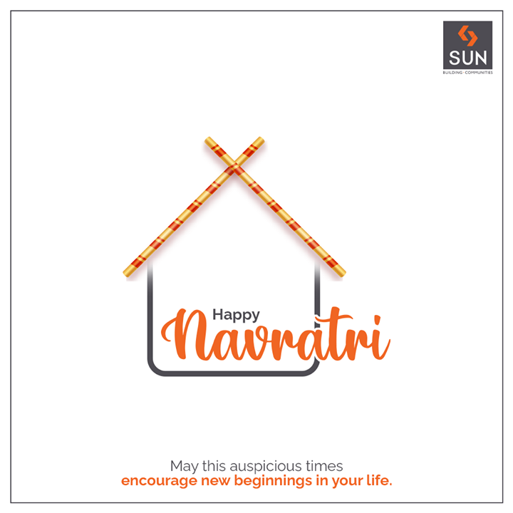 May this Navratri encourage you to embark a new journey of happiness and prosperity, as you step into a new home and enjoy the new beginnings in your life.  

#Navratri #Navratri2020 #SafeNavratri #HappyNavratri #Dandiya #Garba #NavratriFever #IndianFestivals #ShubhNavratri #Festival #Celebration #SunBuildersGroup #SunBuilders #RealEstate #Ahmedabad #RealEstateGujarat #Gujarat