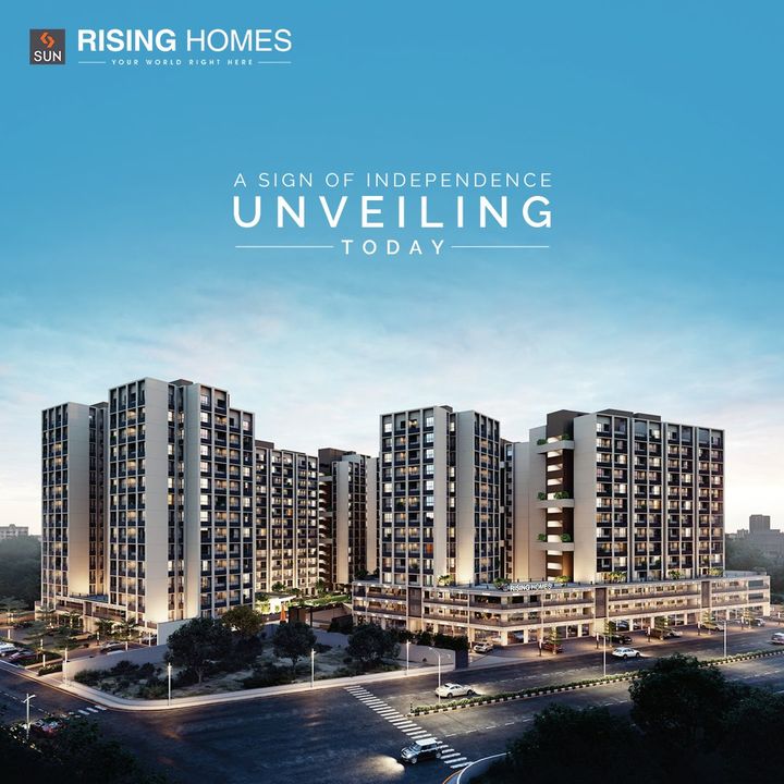 Rise above the rest and claim your Ownership as you live your life Independently ahead!

Unveiling Sun Rising Homes, affordable 1 /1.5 BHK Compact Homes & Shops in close proximity to SG Highway & well-populated townships. This Residential & Retail scheme at Jagatpur enhances community living while still giving you the space to conquer your dreams.

Architect: @hm.architects
Location: B/S Godrej Garden City, Jagatpur
Status: Just Launched 

#SunBuildersGroup #SunBuilders #SunRisingHomes #RisingHomes #Residental #Retail #CompactLiving #AffordableHomes #Homes #1BHK #1.5BHK #Jagatpur #BuildingCommunities #RealEstateAhmedabad