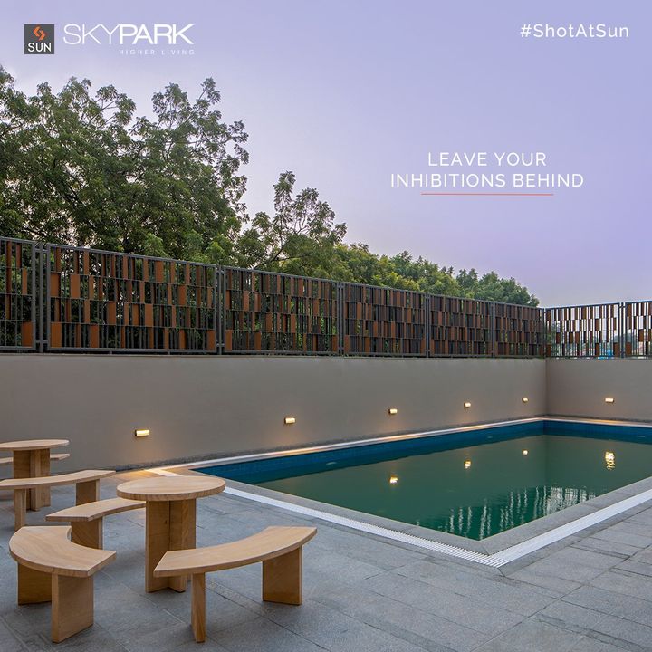 Give in to the absorbing views & leave all your inhibitions behind. 3 & 4 BHK Homes at Sun Sky Park come with the breathtaking views, where every space reaches the highest level of aesthetics and luxury. Your imaginations of sitting by the pool side or taking a quick dip after your busy routine will get satisfied, in our safe & sound surroundings.

#SunSkyPark #SkyPark #SunBuilders #SunBuildersGroup #ShotAtSun #Home #Residential #Bopal #Ambli #LuxuryHome #3BHK #4BHK #BuildingCommunities #CompletedProject #RealEstateAhmedabad