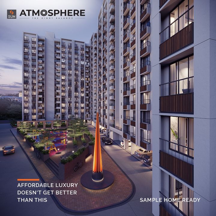 Happiness is to the soul what Atmosphere is to the life & lifestyle!
Make your way onto happiness by elevating your life with the perks of affordable luxury available at Sun Atmosphere situated in the western periphery of the city.

Brace yourself to visit for the sample home is ready already!

For Details Call: +91 99789 32061
Location: Central Shela
Status: Sample House Ready
Architect: @hm.architects

#SunBuildersGroup #SunBuilders #SunAtmosphere #LivingAtmosphere #Residential #Retail #Homes #Shela #2BHK #3BHK #realestateahmedabad