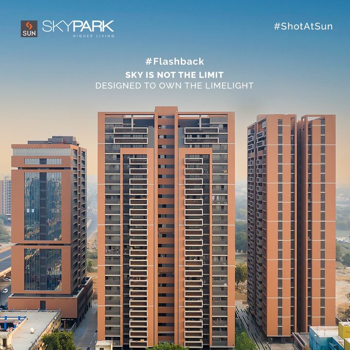 When it comes to luxury and lavishness; sky is not the limit!

Here's a glimpse of the residential project Sun SkyPark that has been designed to own the limelight while offering its residents the supreme form of delight.

The sky-high life awaits your grand & gracious presence, resolve to give your family the quality lifestyle they deserve.

#SunBuilders #SunBuildersGroup #SunSkyPark #SkyPark #Residential #Bopal #Ambli #ShotAtSun #LuxuryHomes #3BHK #4BHK #BuildingCommunities #RealEstateAhmedabad #FlashBack #CompletedProject