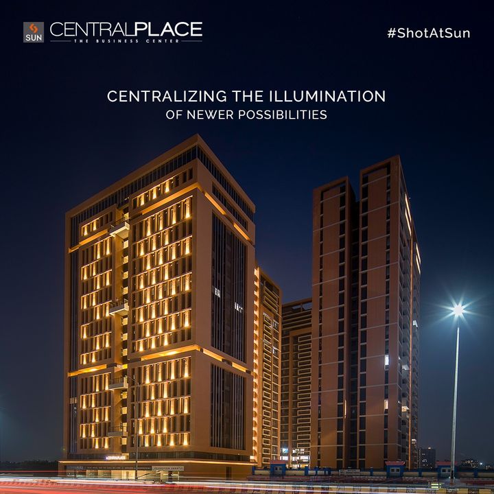 Beyond brilliance, Sun Central Place envisages highlighting the illumination of newer possibilities.

Offering the right mix of retail & work spaces, this prestigious commercial project will offer your venture all the perks of visibility & proximity.

For Details Call: +91 99789 32058

Architect: Placekiness
Location: Bopal Flyover
Status: Ready Possession

#SunBuildersGroup #SunBuilders #SunCentralPlace #ShotAtSun #DeliveredProject #Commercial #Offices #Retail #Showrooms #Bopal #BopalFlyover #BuildingCommunities #ReadyPossession #RealEstateAhmedabad