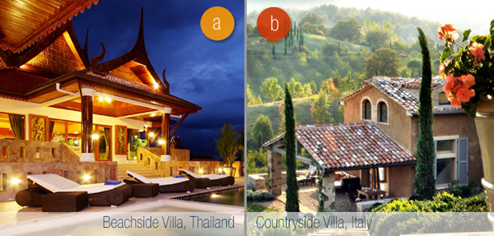The weekend is here! If you could get a week off right now, would you rather head to this luxurious beachside villa in Thailand (a), or in this picturesque holiday home in Italy's countryside (b)?

#Holiday #Weekend