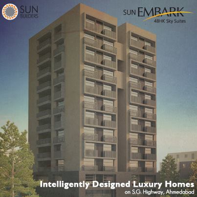 Sun Embark - 4 BHK Luxury Sky Suites, personifies luxury and comfort keeping in mind individual needs which not only exceeds benchmarks but also sets new paradigms.

For more details visit http://bit.ly/13zS8Vn