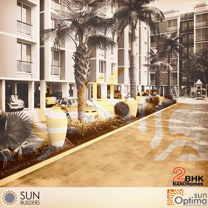 A compactly designed residential community located in serene ambiance of nature, only 7 mins drive from S.G Road & Surprisingly priced giving a perfect blend of serenity-connectivity-affordability. 
Sun Optima -2BHK Nano Homes at Shilaj starting just 24.5 Lakhs. Visit http://is.gd/RyMnST for details or call +91 830 666 4888