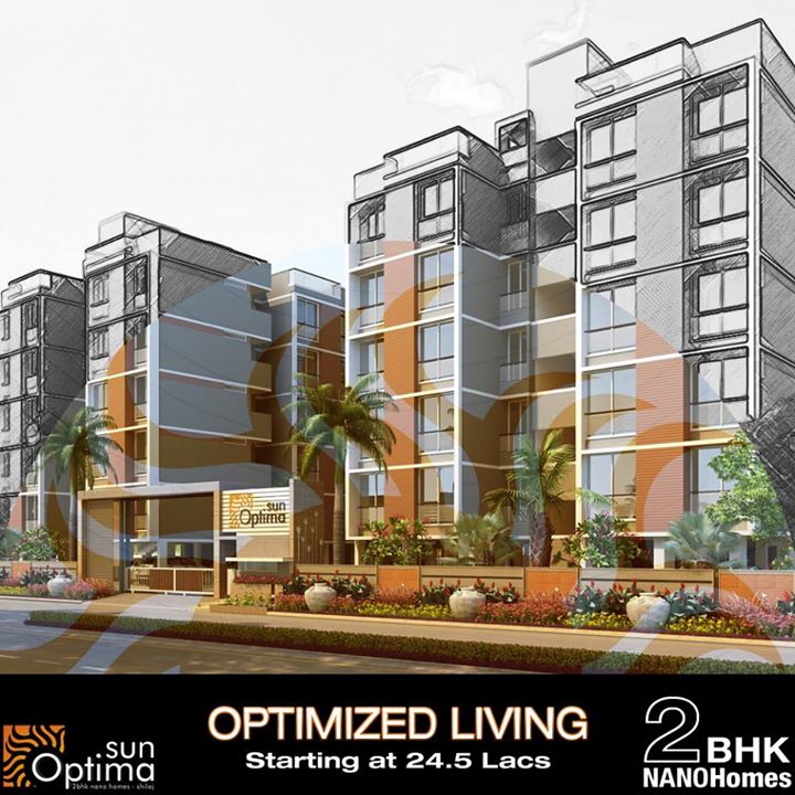 Each detail is crafted with you in mind. Every aspect, perfect in itself, comes together in beautiful synergy - designed to maximize happiness. Welcome to an Optimized Life. Welcome to Sun Optima by Sun Builders Group. 2 BHK Nano Homes starting at Rs. 24.5 Lacs. For details visit http://is.gd/RyMnST or call us on +91 830 666 4888. #life #happiness #home