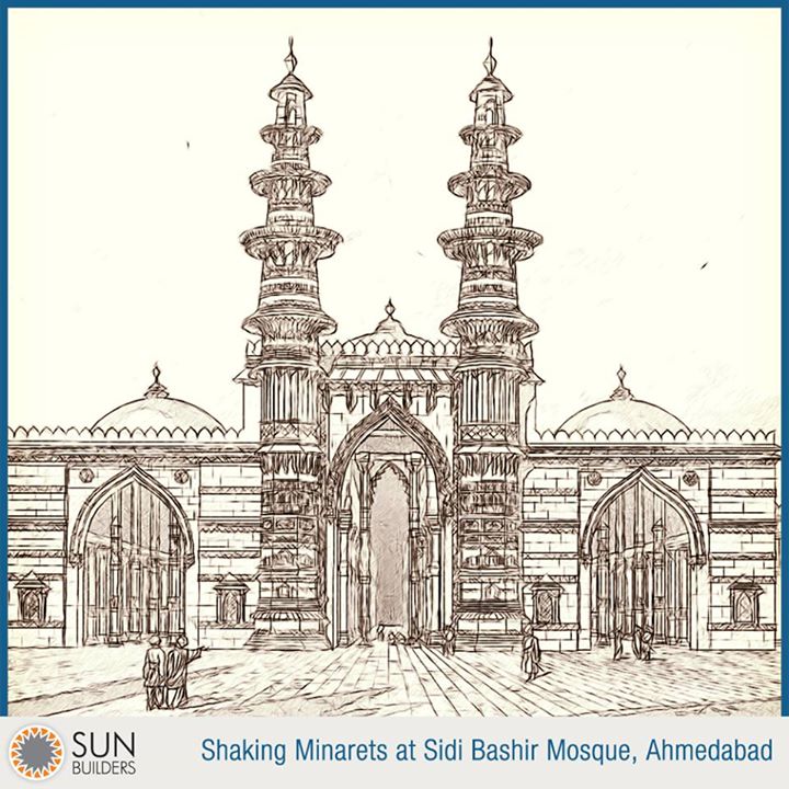Jhulta Minar in Ahmedabad has puzzled even the best of architects and pioneering design engineers. There are two such pairs of shaking minarets in #Ahmedabad. We'll tell you one, can you guess where the other is? #AhmedabadHeritage