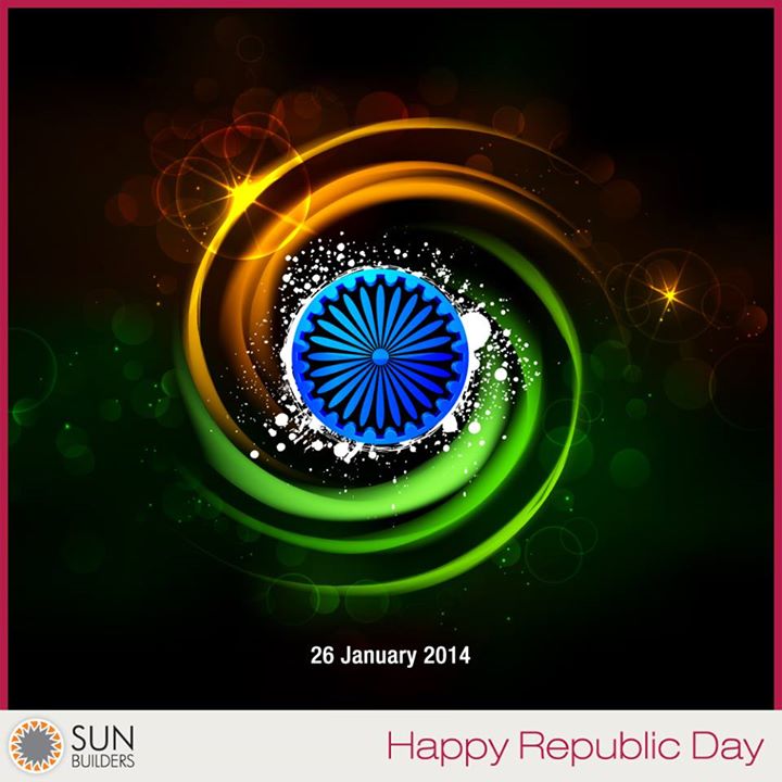 Sun Builders Group wishes all Indians a very happy Republic Day. May the year bring strength and glory to the nation through its citizens. #India