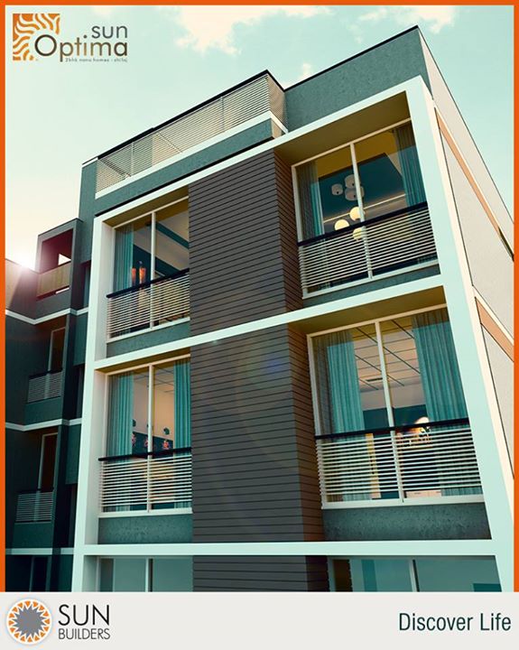 Sun Builders Group brings you Sun Optima - 2BHK Nano Homes perfectly in sync with your dreams and modern lifestyle. To know more visit http://is.gd/RyMnST or call +91 830 666 4888. #lifestyle #amenties