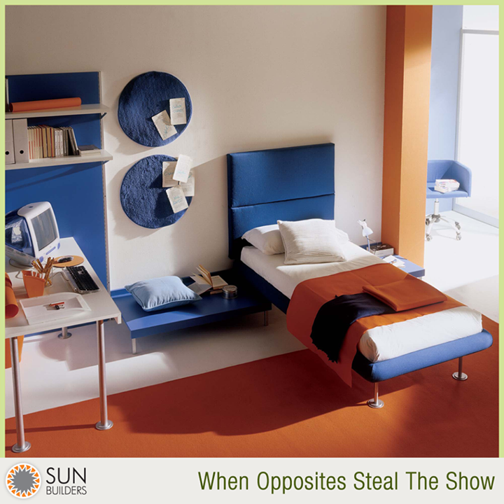 This summer, blue and orange are the most favored accents to use with white to bring your rooms to life. #summer #homedecor
