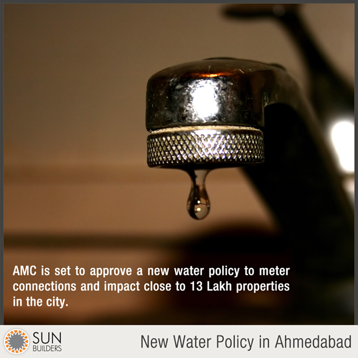 Ahmedabad Municipal Corporation is mulling a new water policy to meter connections to more than 13 lakh properties in the city. It will now be compulsory for every house in a society to install a water meter to check wastage and usage of water. Read more at http://goo.gl/erpNyK #waterpolicy #ahmedabad