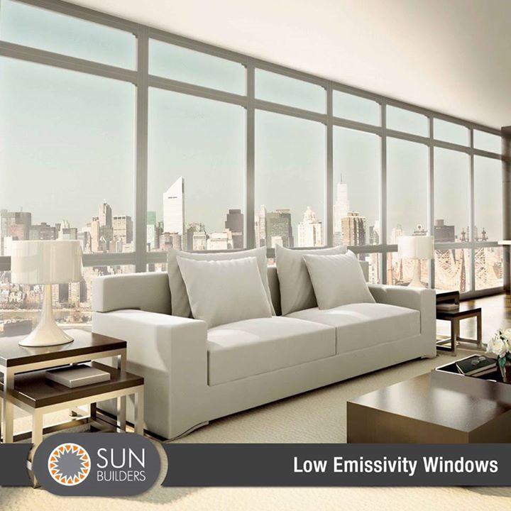 Windows treated with Low Emissivity coatings are proven to reduce energy consumption, decrease fading of fabrics and increase overall comfort in your home. #LowEmission #WindowTreatments