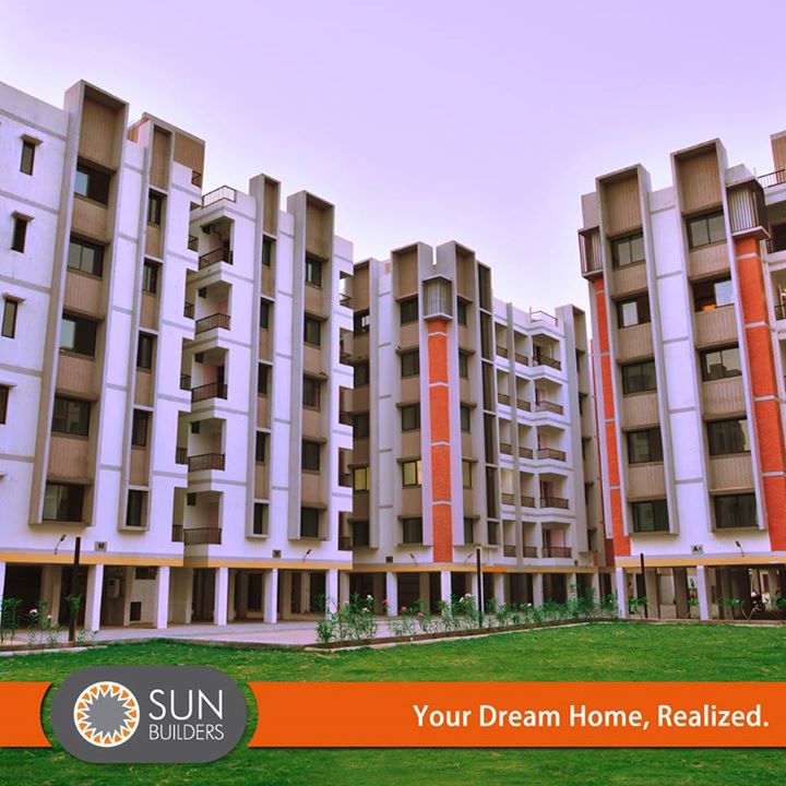Sun Real Homes by Sun Builders Group is designed for fine living and supplemented with the full range of lifestyle amenities. For details call +91 98795 23871 today! #dreamhome #affordable #ahmedabad