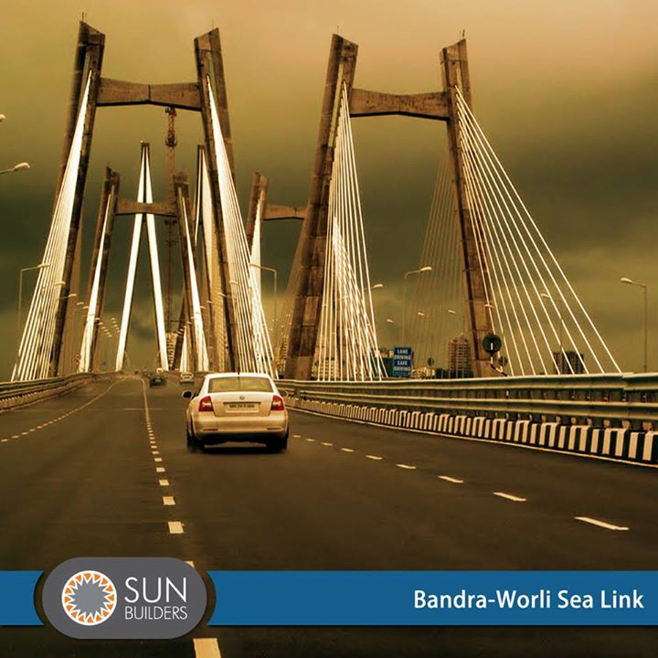The 5.6 kilometer Bandra Worli Sea Link, which crosses the Arabian Sea, linking the Mumbai suburbs with south Mumbai, is viewed as an engineering marvel. This cable-stayed bridge apparently contains steel wire equivalent to the circumference of the earth. #landmark #bandraworlisealink