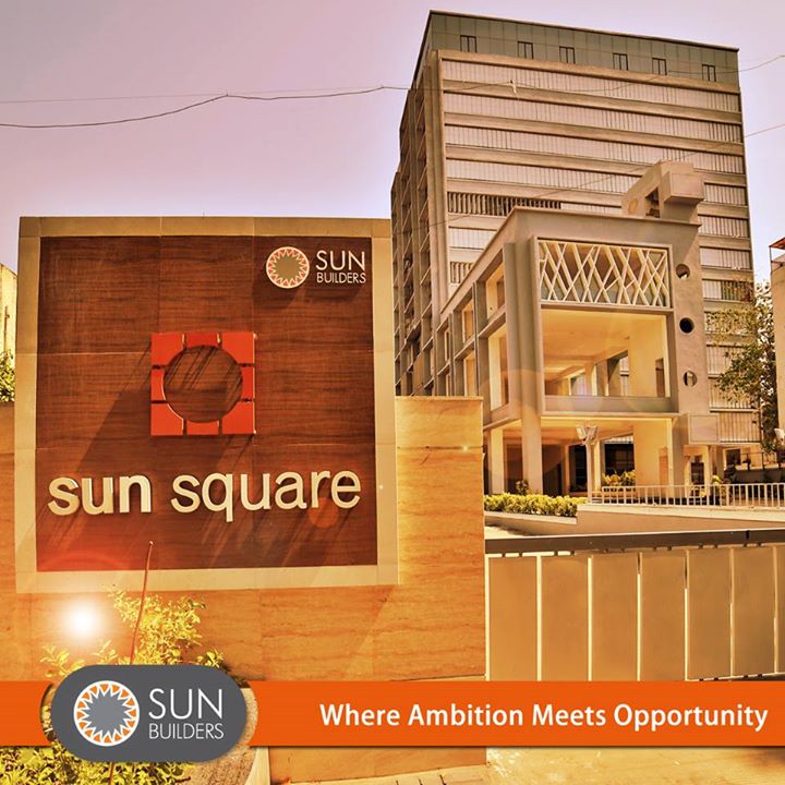 Sun Builders Group introduces a landmark office space – Sun Square, whose strategic location, meticulous design and luxurious amenities make it the most desirable business address in Ahmedabad. #corporate #commercial