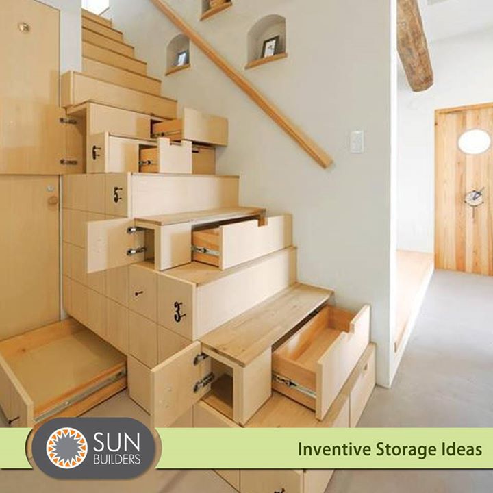 Staircases can look incredible on their own and adding functionality in an otherwise unused space can help to de-clutter while also make a unique statement piece for your home. #homedecor
