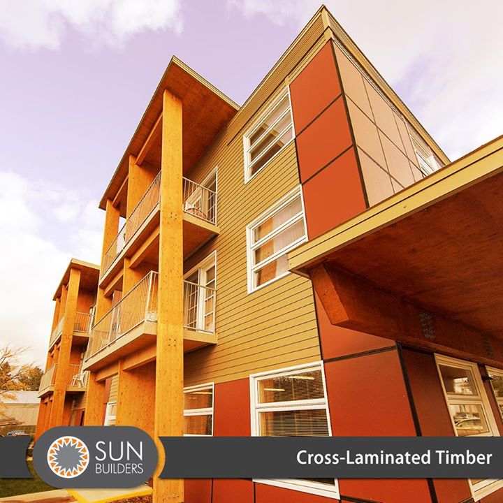 Cross Laminated Timber is an innovative,lightweight and strong solid-wood alternative to conventional structural building materials. Used for long spans in floors, walls or roofs, it offers carbon-storage advantages over non-wood structural alternatives. #ecofriendly #sustainable #construction