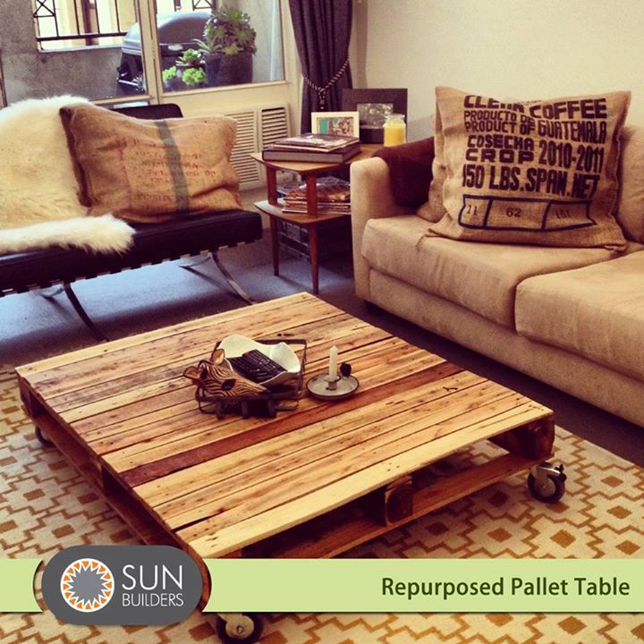 From coffee tables to stunning kitchen islands, as sofas, desks or shelves, wood pallets can be re-purposed into many stylish pieces of designer furniture either for the indoors or outdoors. #DIY #furniture #decor