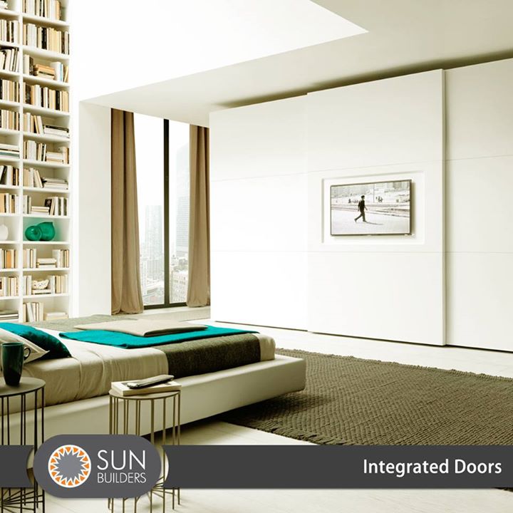 Integrated door systems are ideal solutions for cross corridor doors, smoke doors, stairwell doors, elevators and doors with automatic operators as they save space and provides direct access to each of the rooms while still allowing a lot of privacy and safety. #integrated #doors
