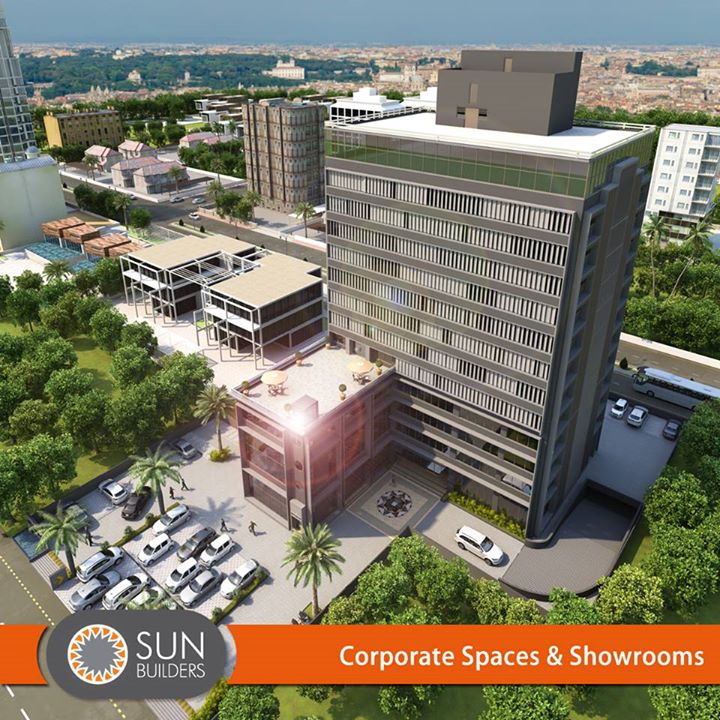Sun Square by Sun Builders Group with its robust infrastructure and ultra-luxurious amenities, makes itself the most desirable business address in Ahmedabad. #corporate #officespaces