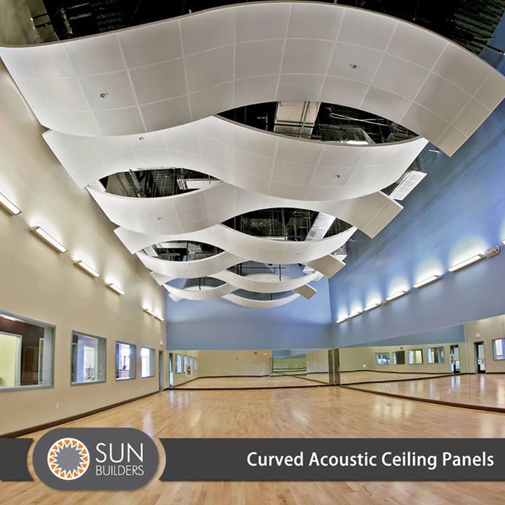 Sun Builders The Curved Acoustic Ceiling Panels Offer