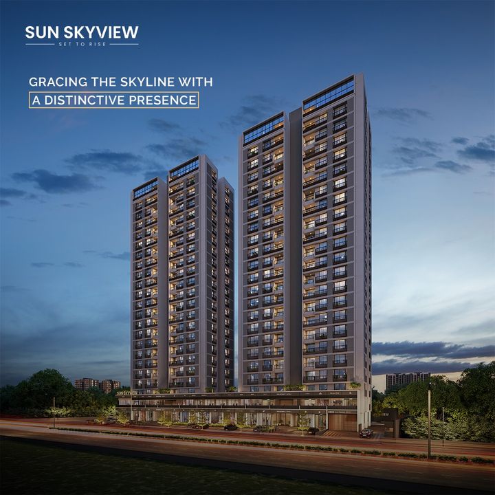 Rising majestically above Ahmedabad's skyline, Sun Skyview's 3 bhk high-rise residences stand as a symbol of architectural excellence & modern design, intended to provide an unparalleled living experience.

Enquire today,
Call: +91 99789 32054
Location: Shela
Status: New Launch

#SunBuildersGroup #SunBuilders #SunSkyview #HighRiseLiving #Residential #Retail #Homes #Shela #3BHK #RealEstateAhmedabad