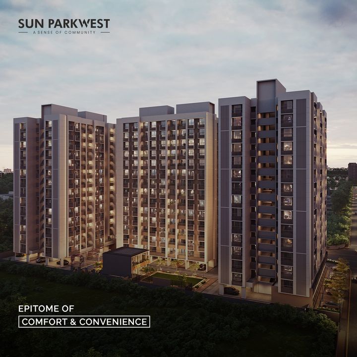 Sun Parkwest enables you to embrace an ideal living space that meets the epitome of comfort & convenience in the most coveted location of the city, Shela.

Enquire today,
Call: +91 99789 32058
Location: Shela
Status: New Launch

#SunBuildersGroup #SunBuilders #SunParkwest #CommunityLiving #Residential #Retail #Homes #Shela #2BHK #3BHK #RealEstateAhmedabad