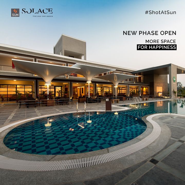 Offering more space for your happiness with the expansion of Sun Solace, our serence plotted community.

New Phase Open: Plot size starts from 550 sq.yd. onwards

For Details Call: +91 99789 32083

#SunBuildersGroup #SunBuilders #SunSolace #WeekendGetaway #WeekendHome #Sanand #Nalsarovar #RealestateAhmedabad #BestWeekendClubInGujarat
