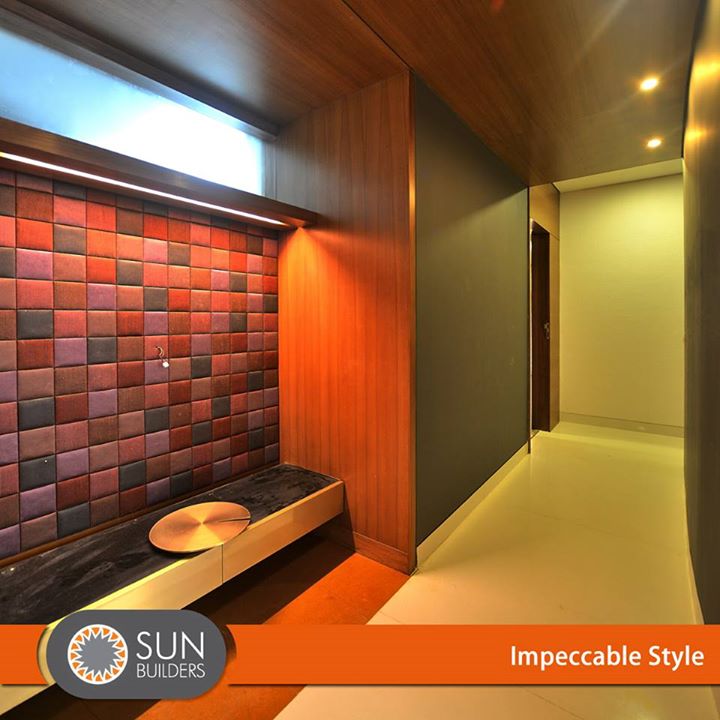 Inside Sun Embark 4BHK Sky Suites by Sun Builders Group, every little corner is planned to perfection and every little luxury is detailed beyond compare. #opulent #luxurious #lifestyle