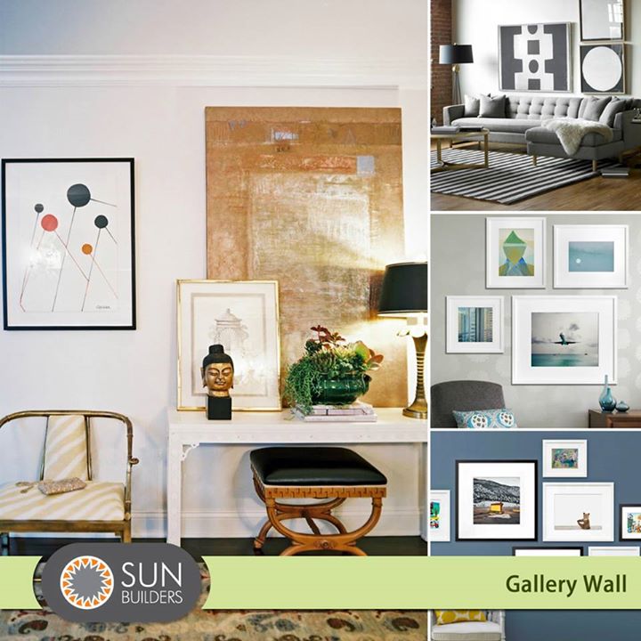 A Gallery Wall is the perfect way to make a personal statement and add a touch of art to your home. Experiment with different layouts to find one that works for you! #Style #Decor #Art