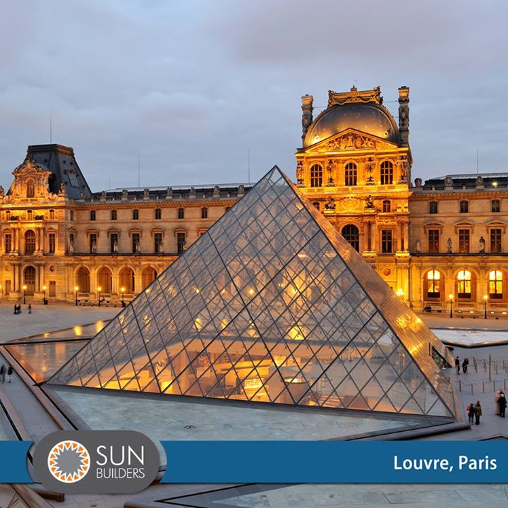 The Grand Louvre is famous around the world for its iconic structure and acts as a huge skylight for the museum’s central location. #Landmark #Architecture