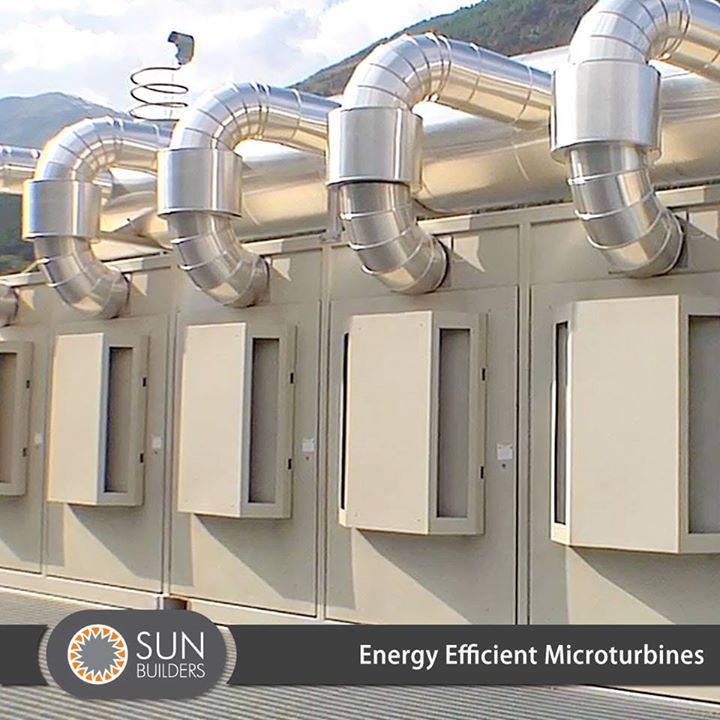 Ideal for use in large corporate and apartment complexes, energy efficient micro-turbines produce electricity, heating, and cooling in a single integrated unit and drastically reducing energy costs and helping protect the environment with near-zero emissions. #Sustainable #Innovation #Construction
