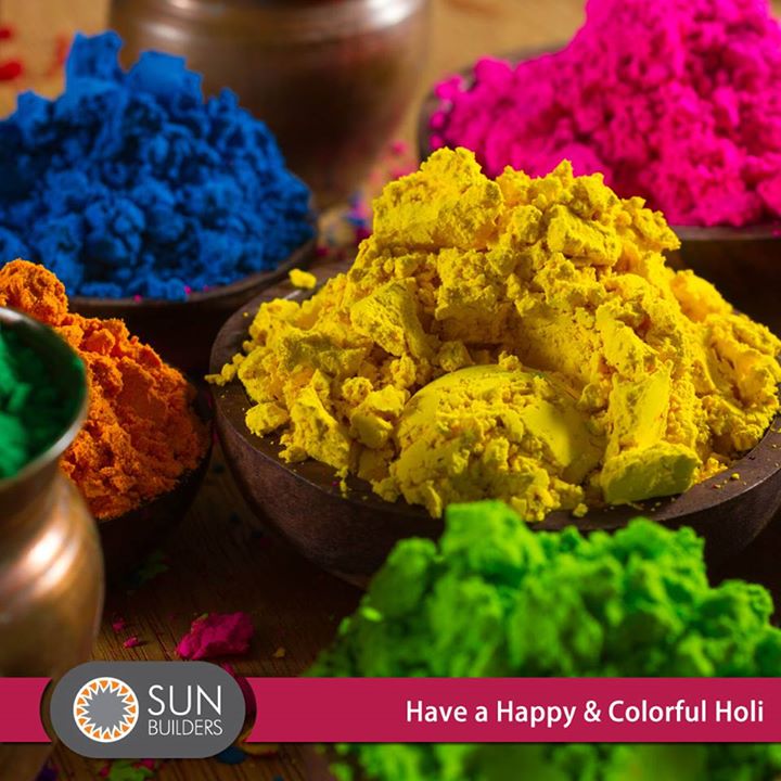 Sun Builders Group wishes you a very colorful and joyous #Holi!