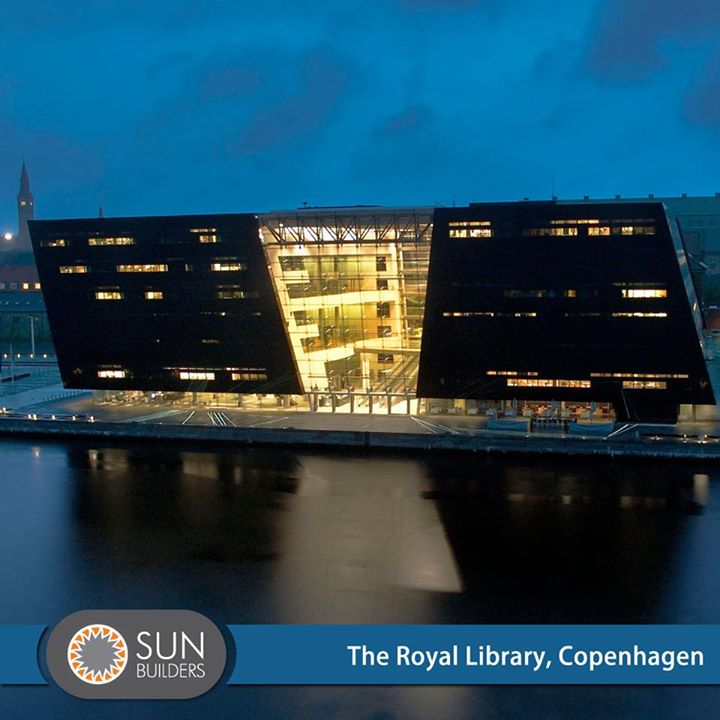 The Royal Library in Copenhagen, Denmark, the national library of Denmark, is the largest library in the Nordic countries.  Designed by Danish architects Schmidt Hammer Lassen, it's quasi-official name, Black Diamond is a reference to its polished black granite cladding and irregular angles. #Architecture #Landmarks #Design
