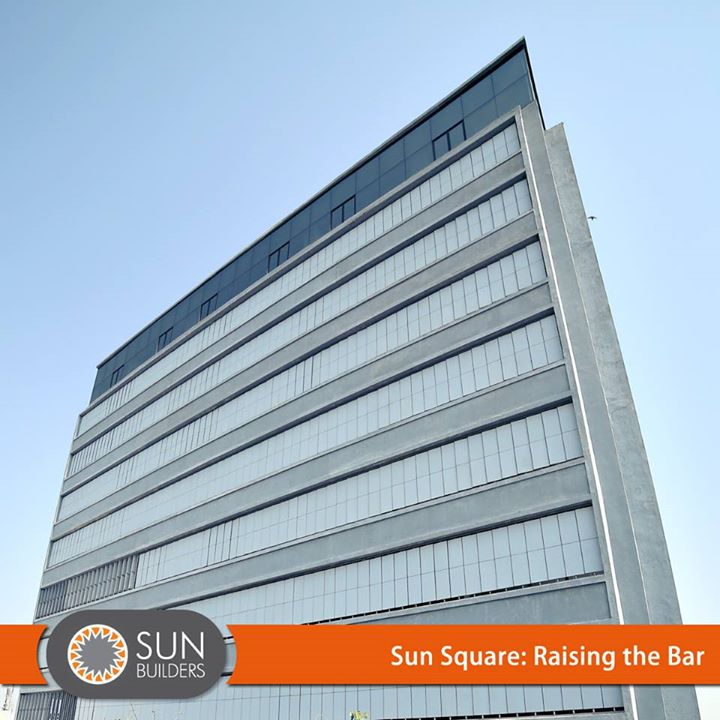 Sun Square by Sun Builders Group brings you commercial spaces and showrooms designed and built to inspire success. #Ahmedabad #Commercial #Office