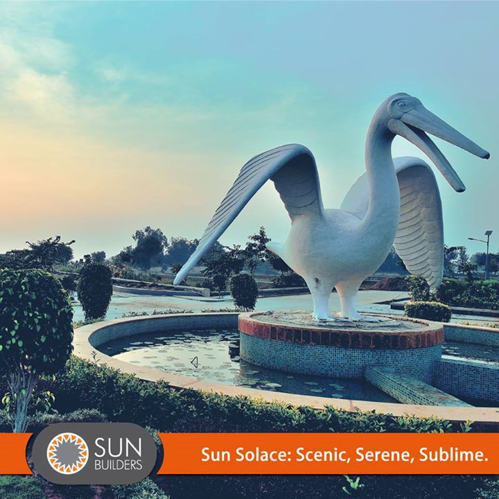 Experience the perfect combination of modern luxury and natural serenity at Sun Solace by Sun Builders Group. #Nature #Luxury #Ahmedabad