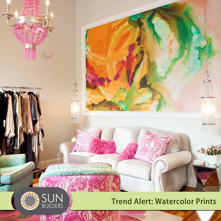Add an ethereal, artistic touch to your home interiors with strategically placed watercolor prints. #Watercolor #Decor #Home