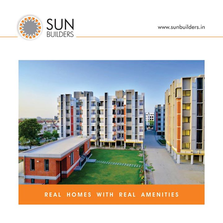 Experience life at its best with Sun Real Homes. With only few countable units left, do not miss the opportunity to book for yourself a lifestyle adorned with real amenities.
Inquire today - http://www.sunbuilders.in/Sun-Real-Homes/index.html#inquiry
#Home #Ahmedabad