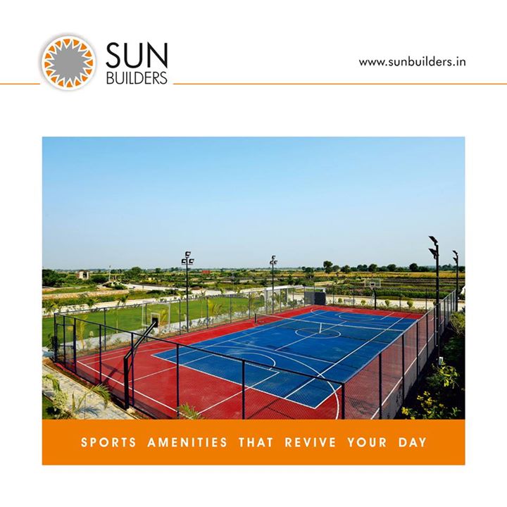 #SunSolace is your perfect choice for a luxurious lifestyle with loaded amenities like well built badminton court for the sporty side of you. 
#Luxury #Ahmedabad